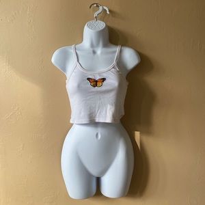 Brandy Melville Butterfly Tank